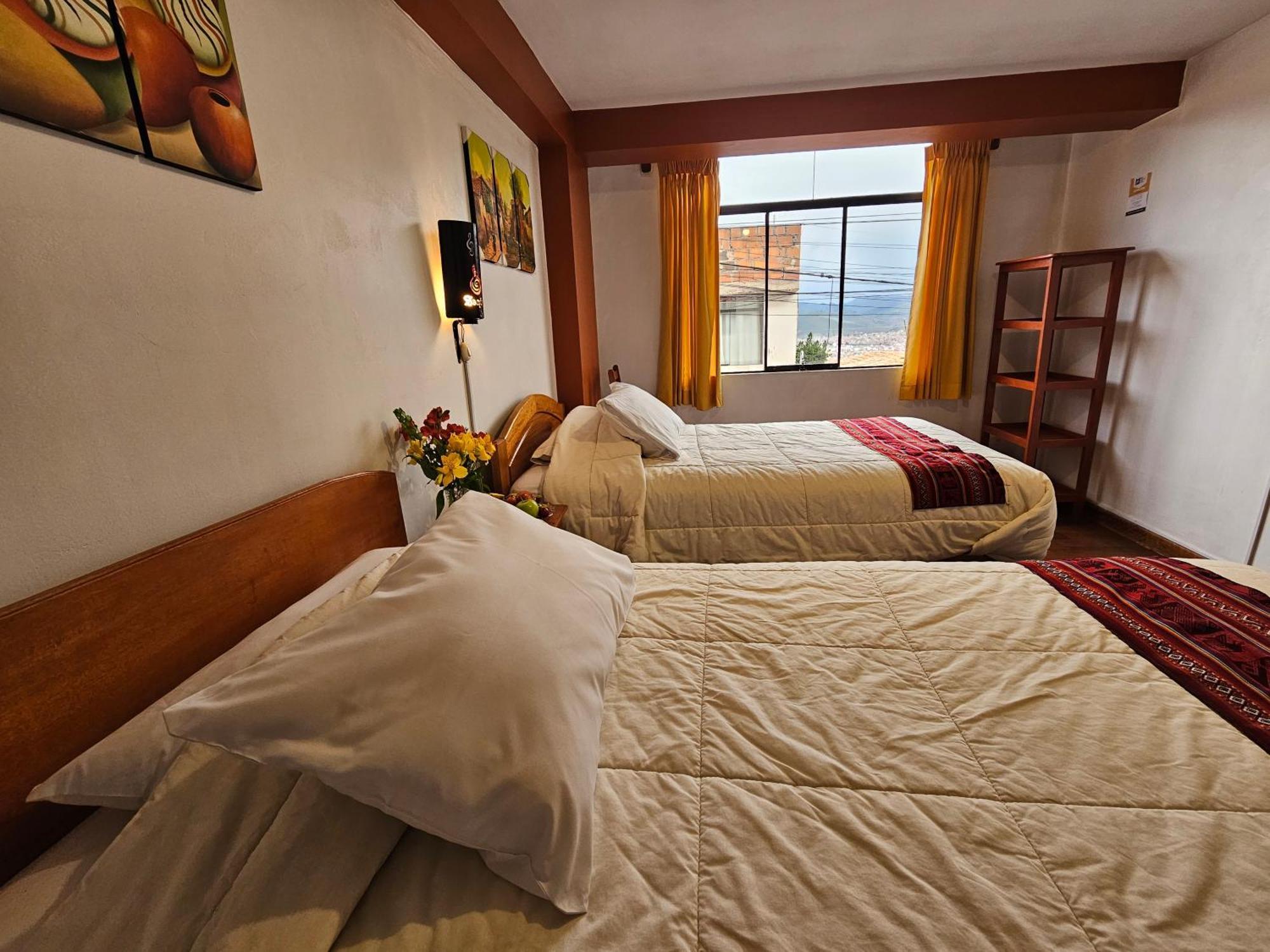 Hostal Con Vista A La Ciudad Santa Ana クスコ エクステリア 写真