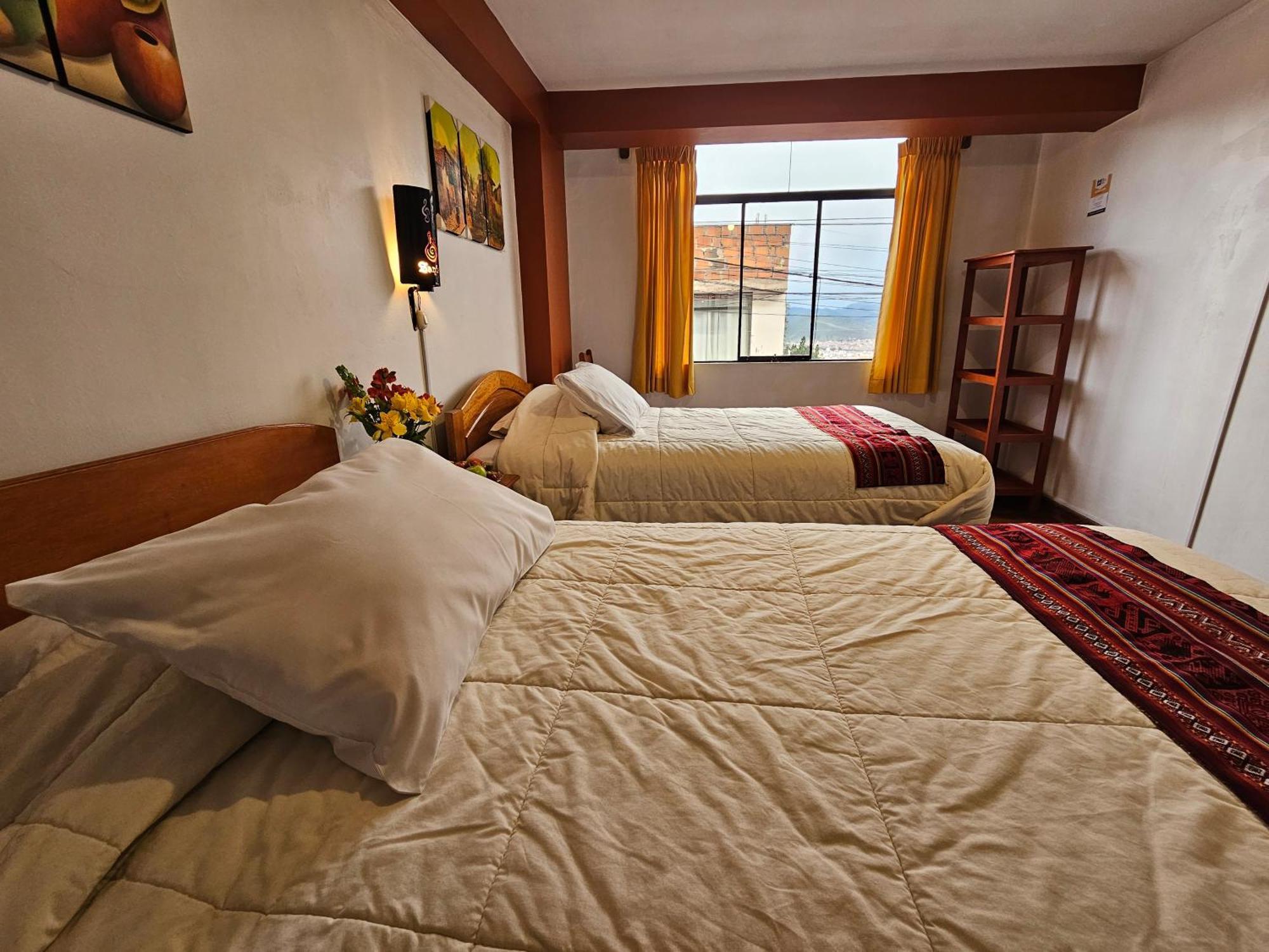 Hostal Con Vista A La Ciudad Santa Ana クスコ エクステリア 写真