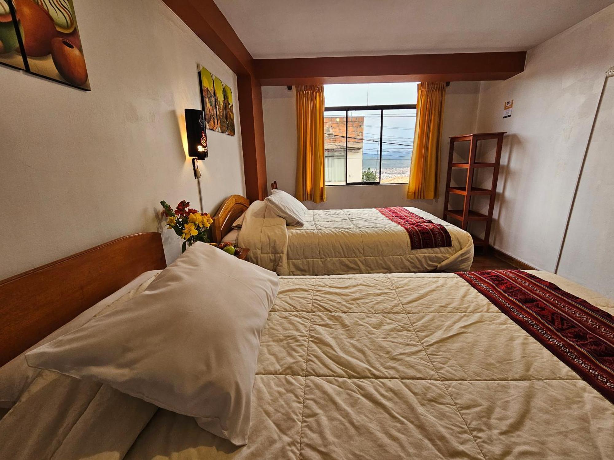 Hostal Con Vista A La Ciudad Santa Ana クスコ エクステリア 写真
