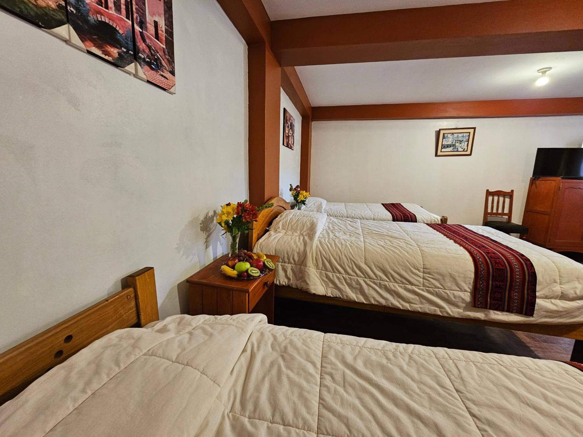 Hostal Con Vista A La Ciudad Santa Ana クスコ エクステリア 写真